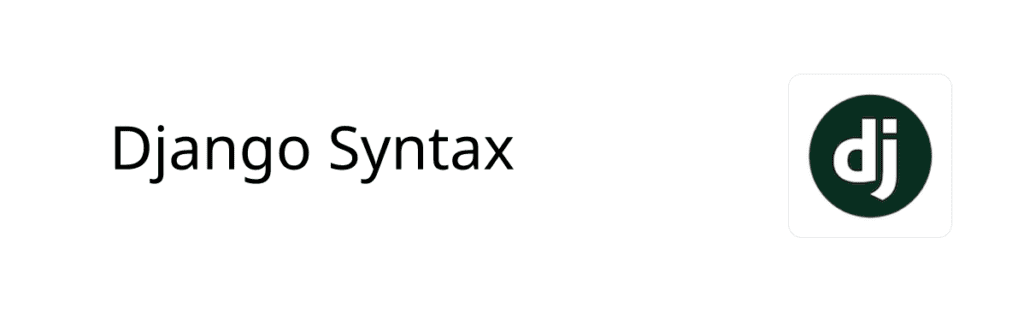 syntax در جنگو